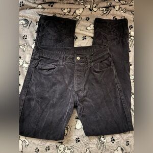 Navy Corduroy Material John Galt/Brandy Melville Shanghai Pants